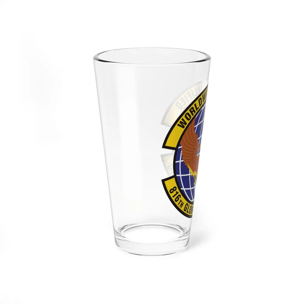 816th Global Mobility Squadron (U.S. Air Force) Pint Glass 16oz-Go Mug Yourself