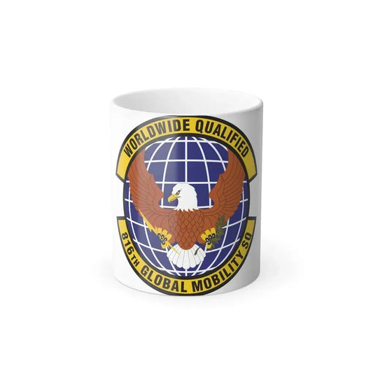 816th Global Mobility Squadron (U.S. Air Force) Color Changing Coffee Mug 11oz - Go Mug Yourself