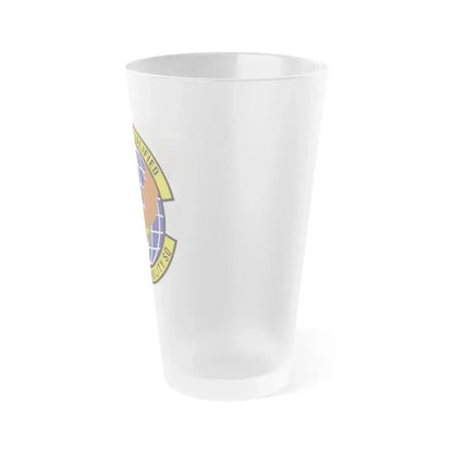 816th Global Mobility Squadron (U.S. Air Force) Frosted Pint Glass 16oz - Go Mug Yourself