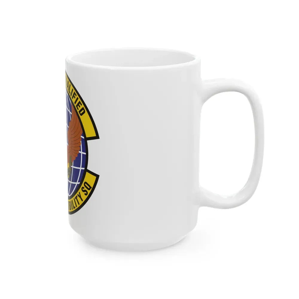 816th Global Mobility Squadron (U.S. Air Force) White Coffee Mug - Go Mug Yourself