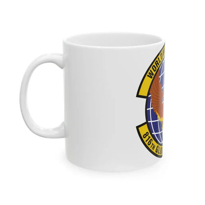 816th Global Mobility Squadron (U.S. Air Force) White Coffee Mug - Go Mug Yourself