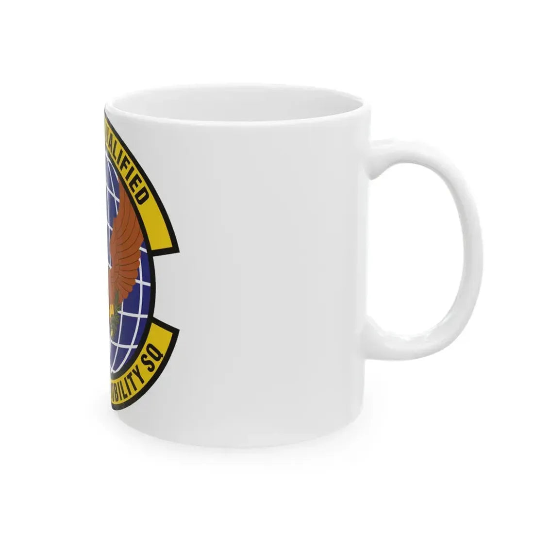 816th Global Mobility Squadron (U.S. Air Force) White Coffee Mug - Go Mug Yourself