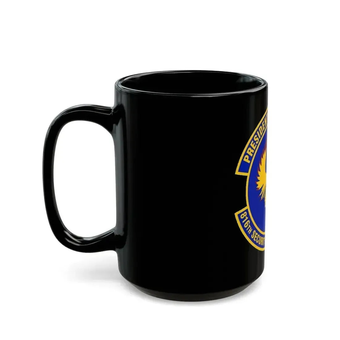 816th Security Forces Squadron (U.S. Air Force) Black Coffee Mug - Go Mug Yourself