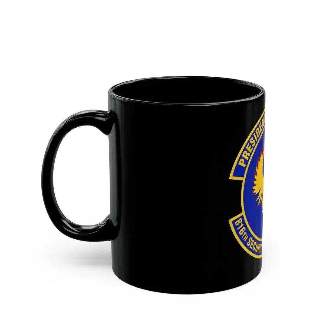 816th Security Forces Squadron (U.S. Air Force) Black Coffee Mug - Go Mug Yourself