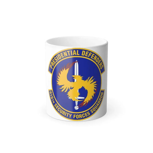 816th Security Forces Squadron (U.S. Air Force) Color Changing Coffee Mug 11oz - Go Mug Yourself