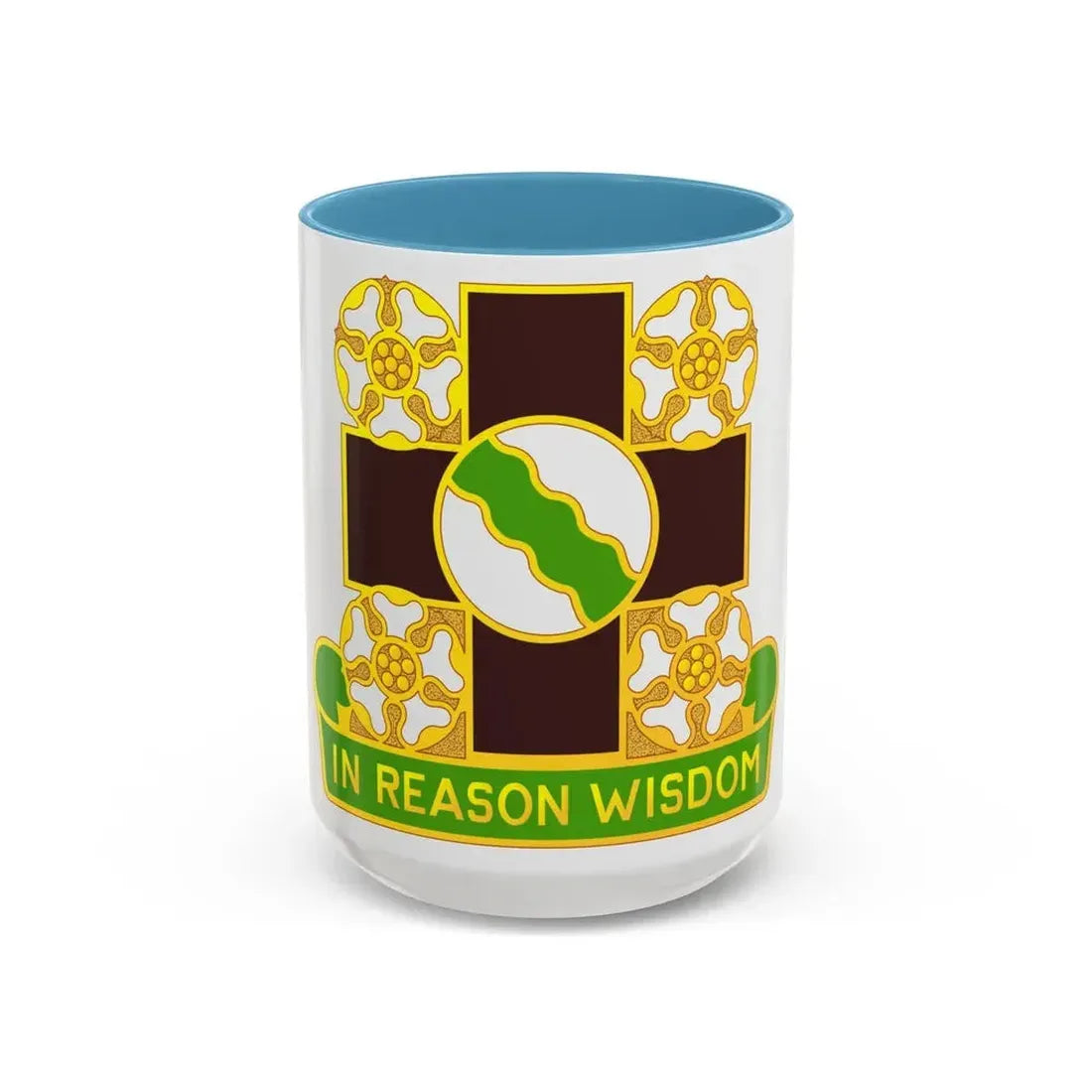 817 Evacuation Hospital (U.S. Army) Accent Coffee Mug 15oz Light Blue - Go Mug Yourself