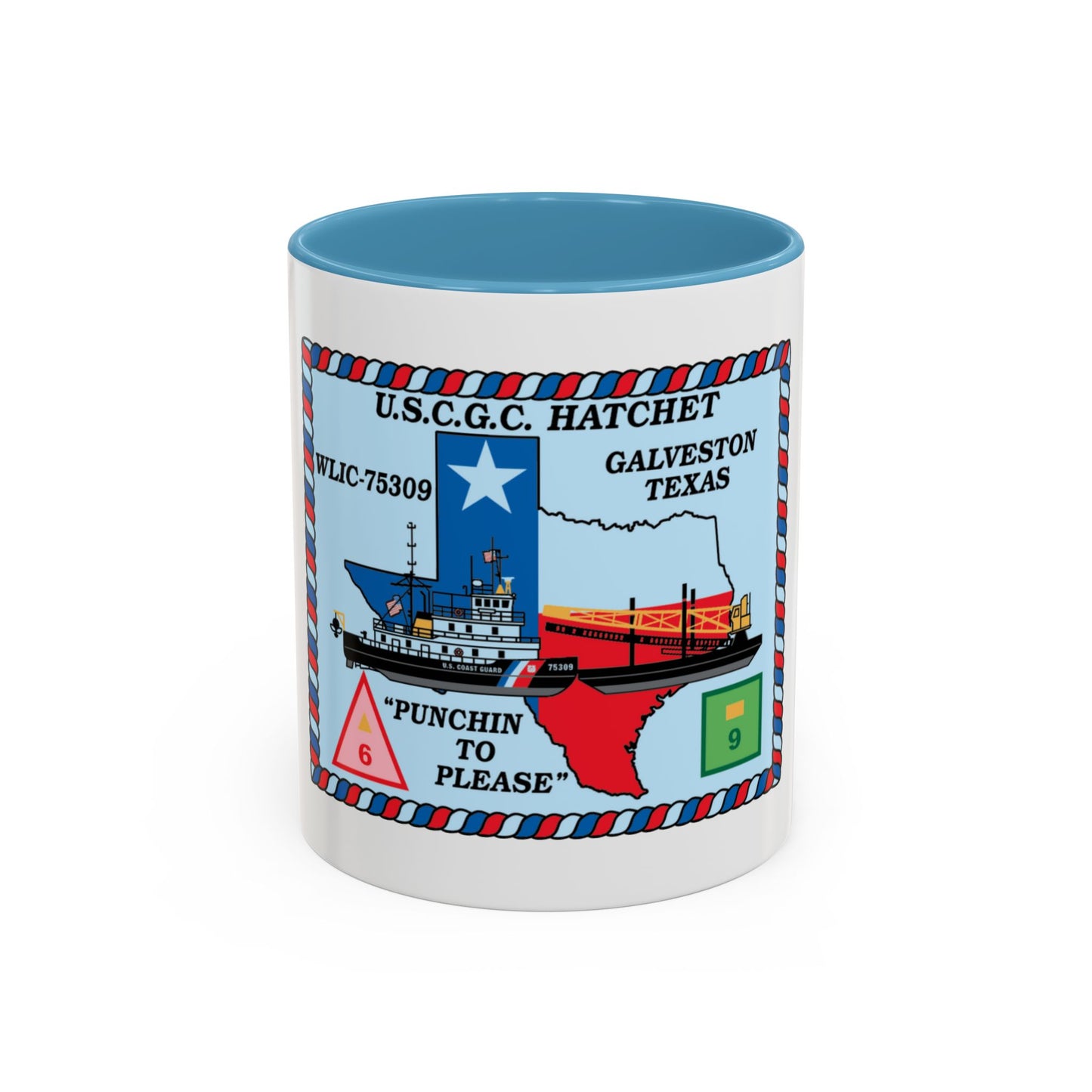 USCGC Hatchet WLIC 75309 (U.S. Coast Guard) Accent Coffee Mug