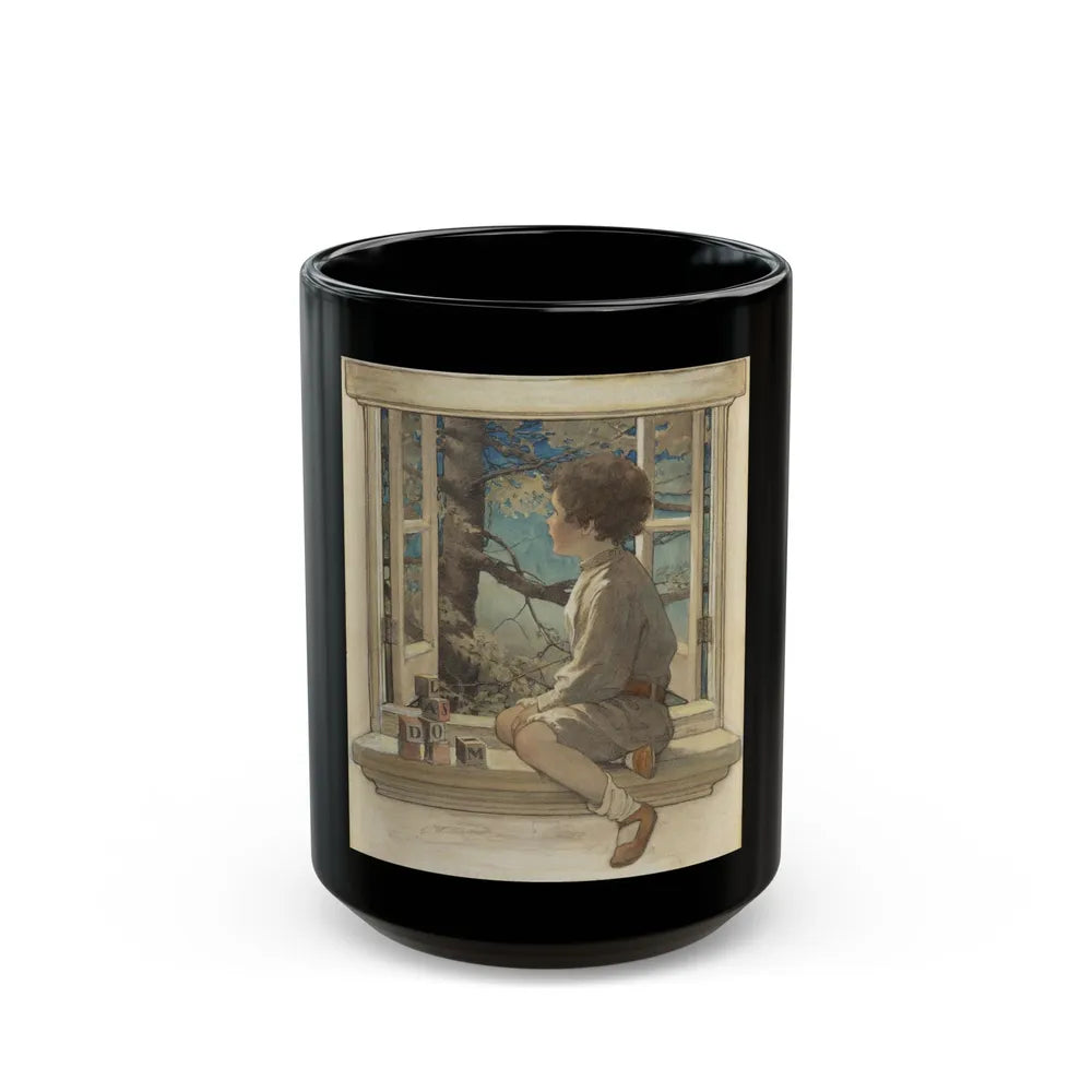 Dream Blocks, ca. 1908 - Black Coffee Mug-15oz-Go Mug Yourself