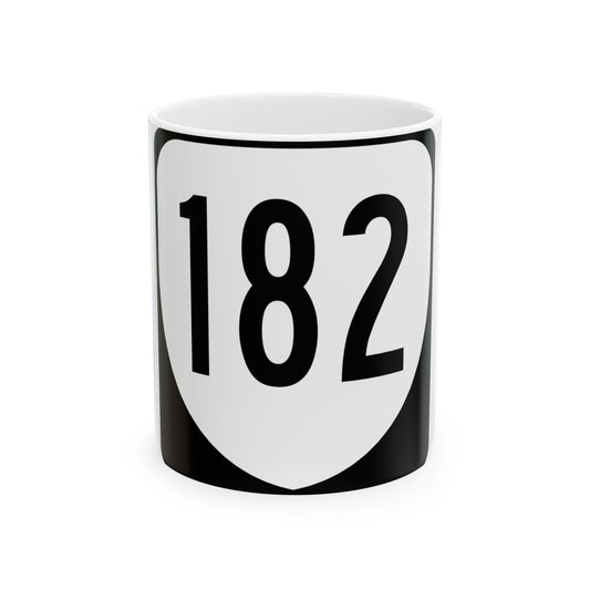 Virginia 182 1980 (Virginia) (Road Sign) White Coffee Mug