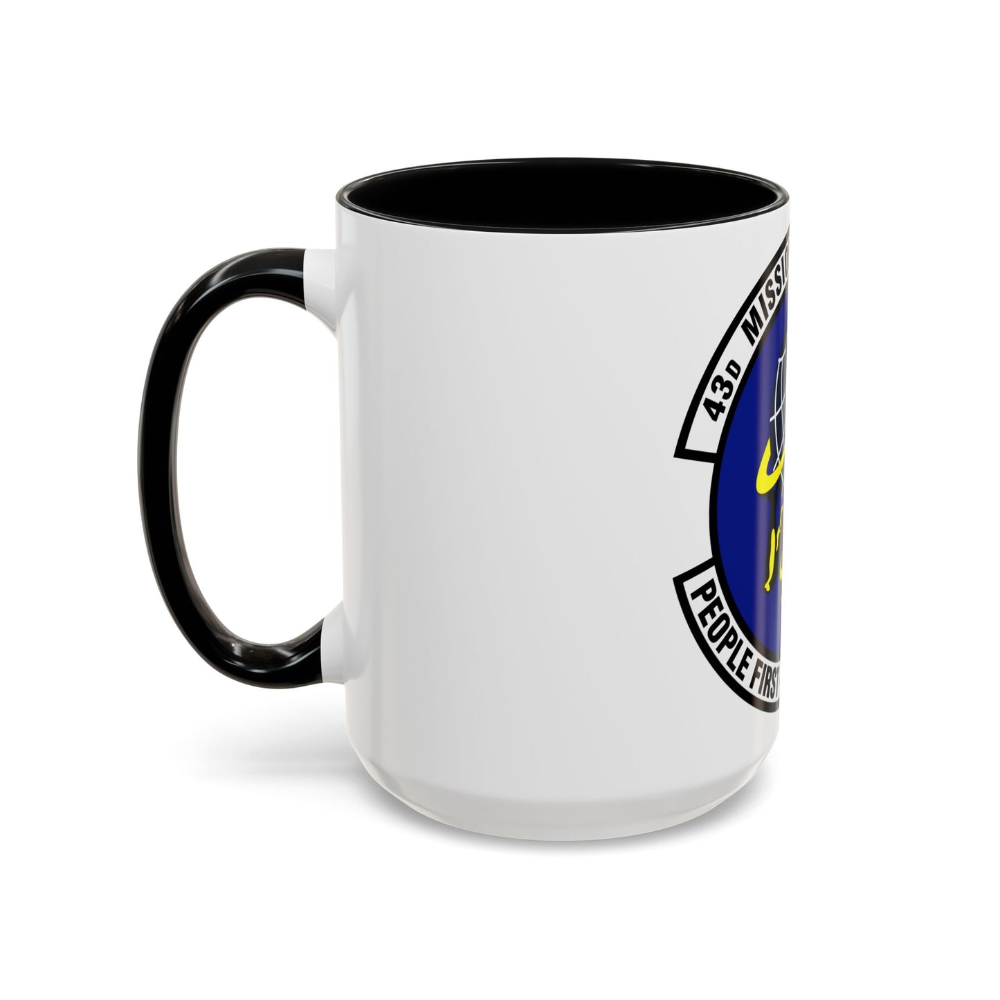 43d Mission Support Squadron (U.S. Air Force) Accent Coffee Mug