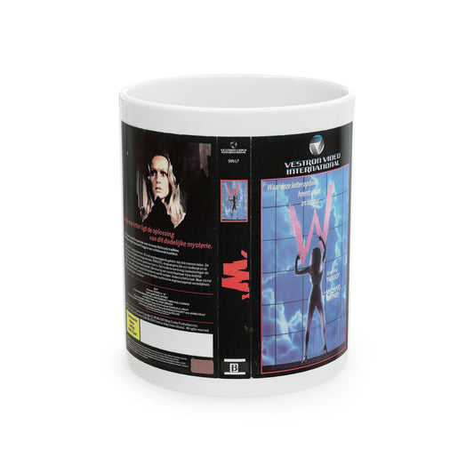 W (VHS COVER) - White Coffee Mug