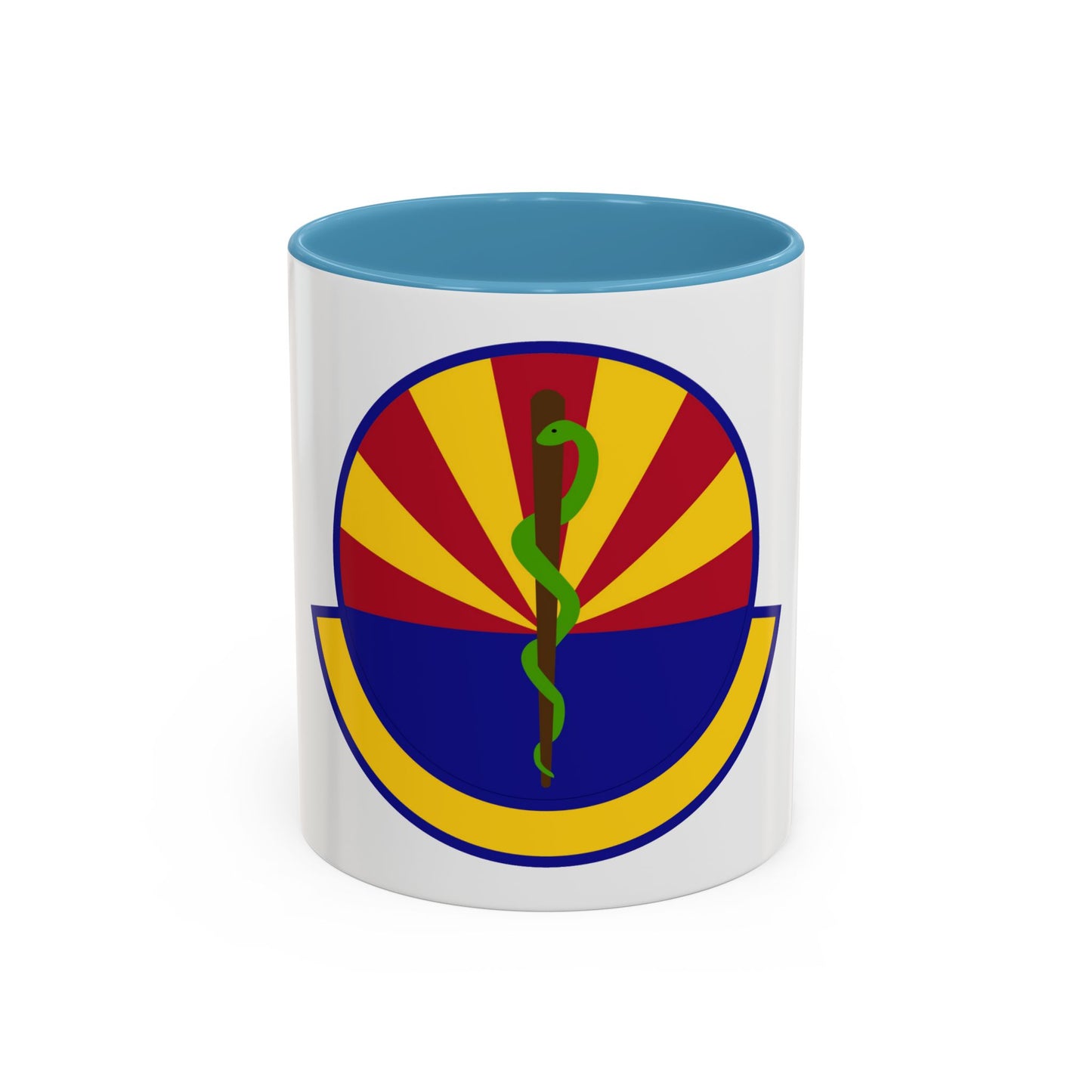 56 Healthcare Operations Squadron AETC (U.S. Air Force) Accent Coffee Mug