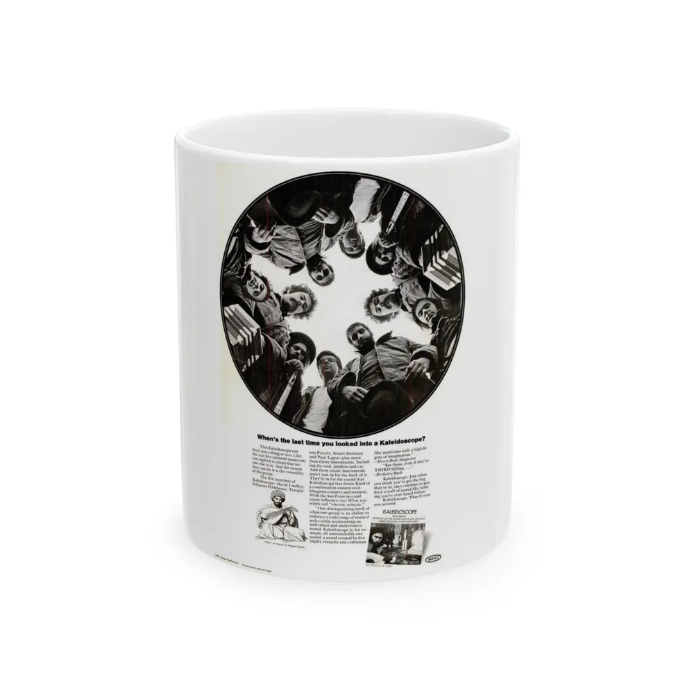 Kaleidoscope 1969 (Music Poster) White Coffee Mug-11oz-Go Mug Yourself