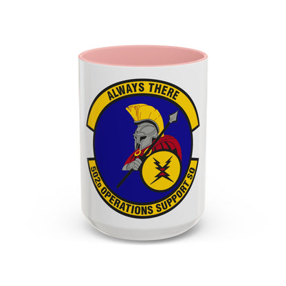 502d Operations Support Squadron (U.S. Air Force) Accent Coffee Mug