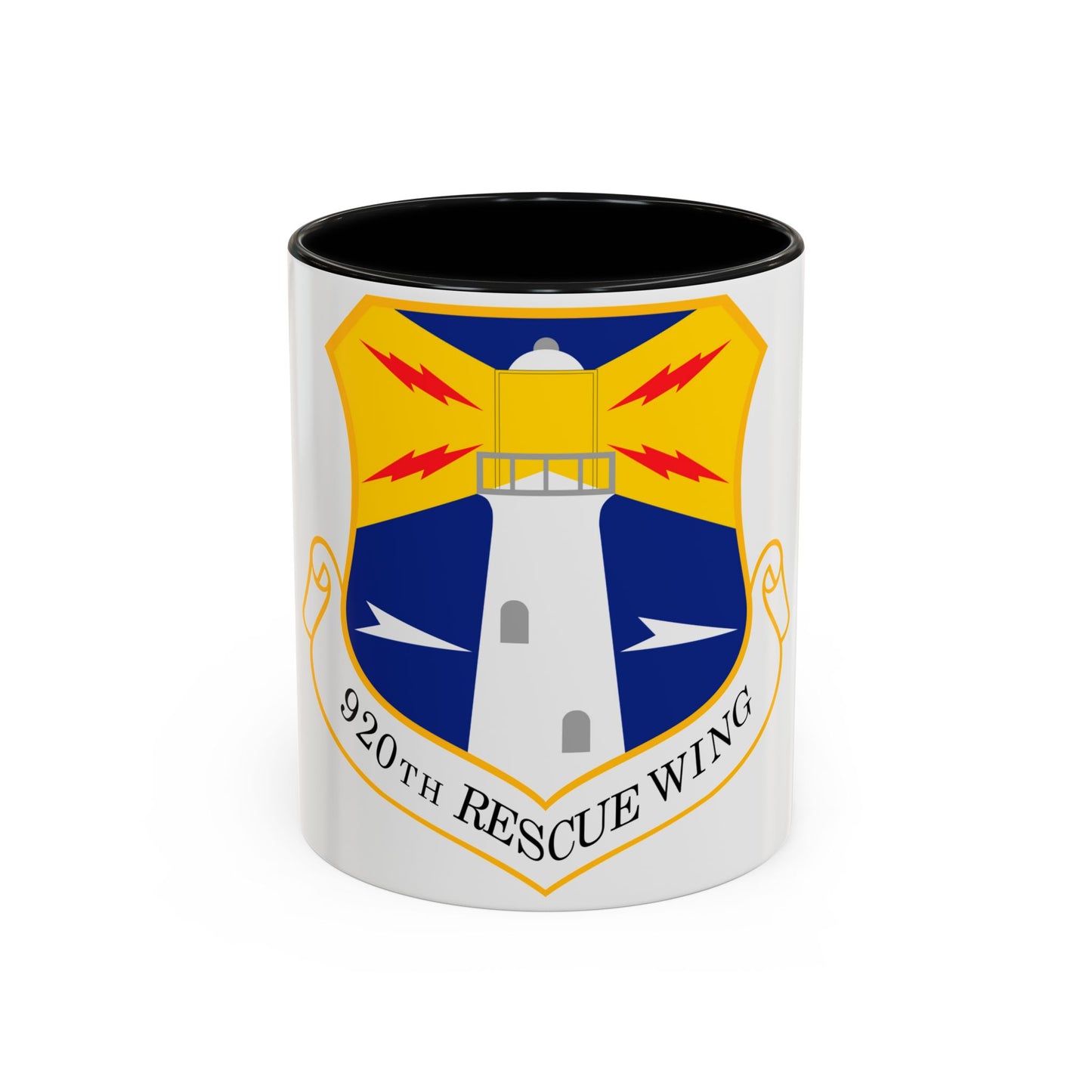 Tasse à café décorative 920e escadre de sauvetage (US Air Force)