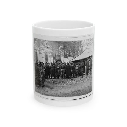 Brandy Station, Virginia (Vicinity). Gen. George G. Meade And Staff (U.S. Civil War) White Coffee Mug