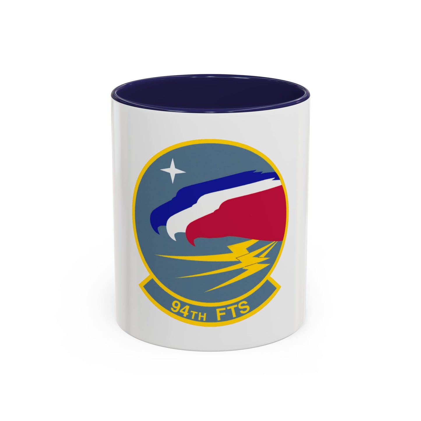 94 Flying Training Squadron AETC (U.S. Air Force) Accent Coffee Mug