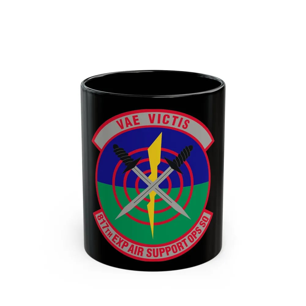 817th Expeditionary Air Support Operations Squadron (U.S. Air Force) Black Coffee Mug-11oz-Go Mug Yourself