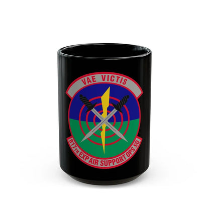 817th Expeditionary Air Support Operations Squadron (U.S. Air Force) Black Coffee Mug-15oz-Go Mug Yourself