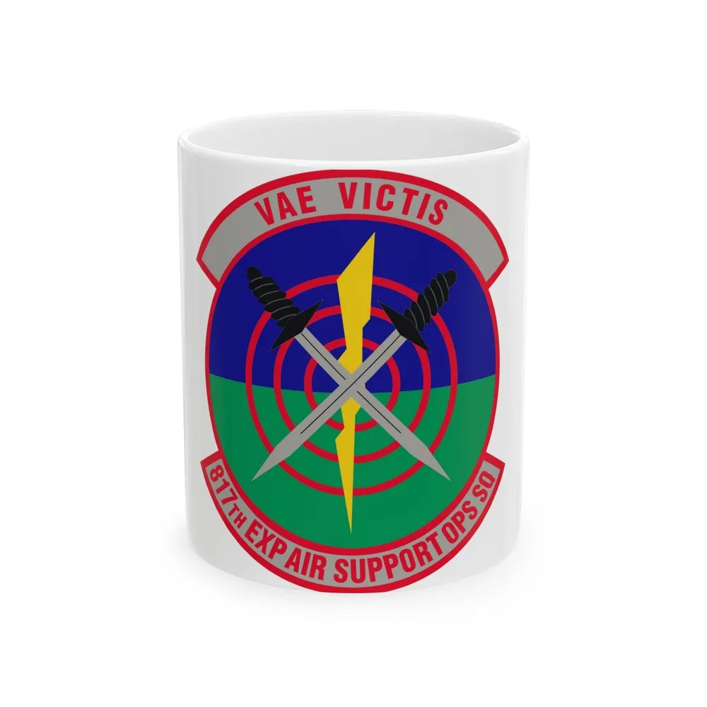 817th Expeditionary Air Support Operations Squadron (U.S. Air Force) White Coffee Mug-11oz-Go Mug Yourself