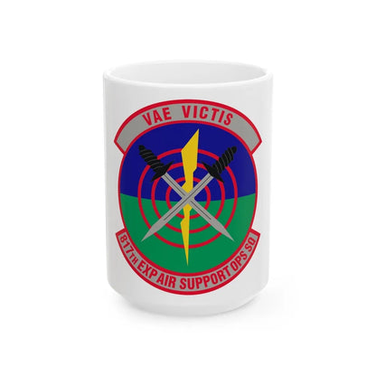 817th Expeditionary Air Support Operations Squadron (U.S. Air Force) White Coffee Mug-15oz-Go Mug Yourself