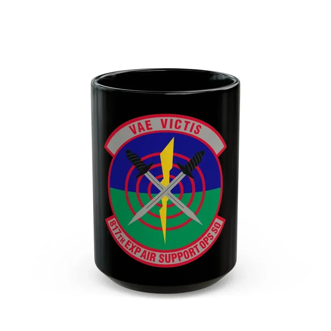 817th Expeditionary Air Support Operations Squadron (U.S. Air Force) Black Coffee Mug 15oz - Go Mug Yourself