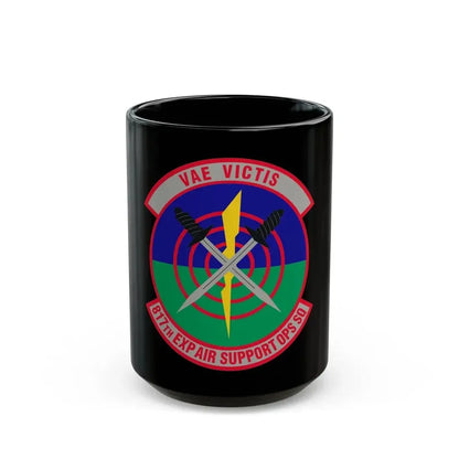 817th Expeditionary Air Support Operations Squadron (U.S. Air Force) Black Coffee Mug 15oz - Go Mug Yourself