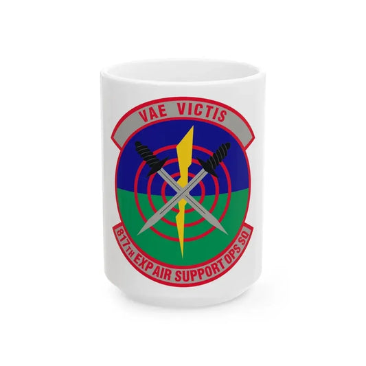 817th Expeditionary Air Support Operations Squadron (U.S. Air Force) White Coffee Mug 15oz - Go Mug Yourself