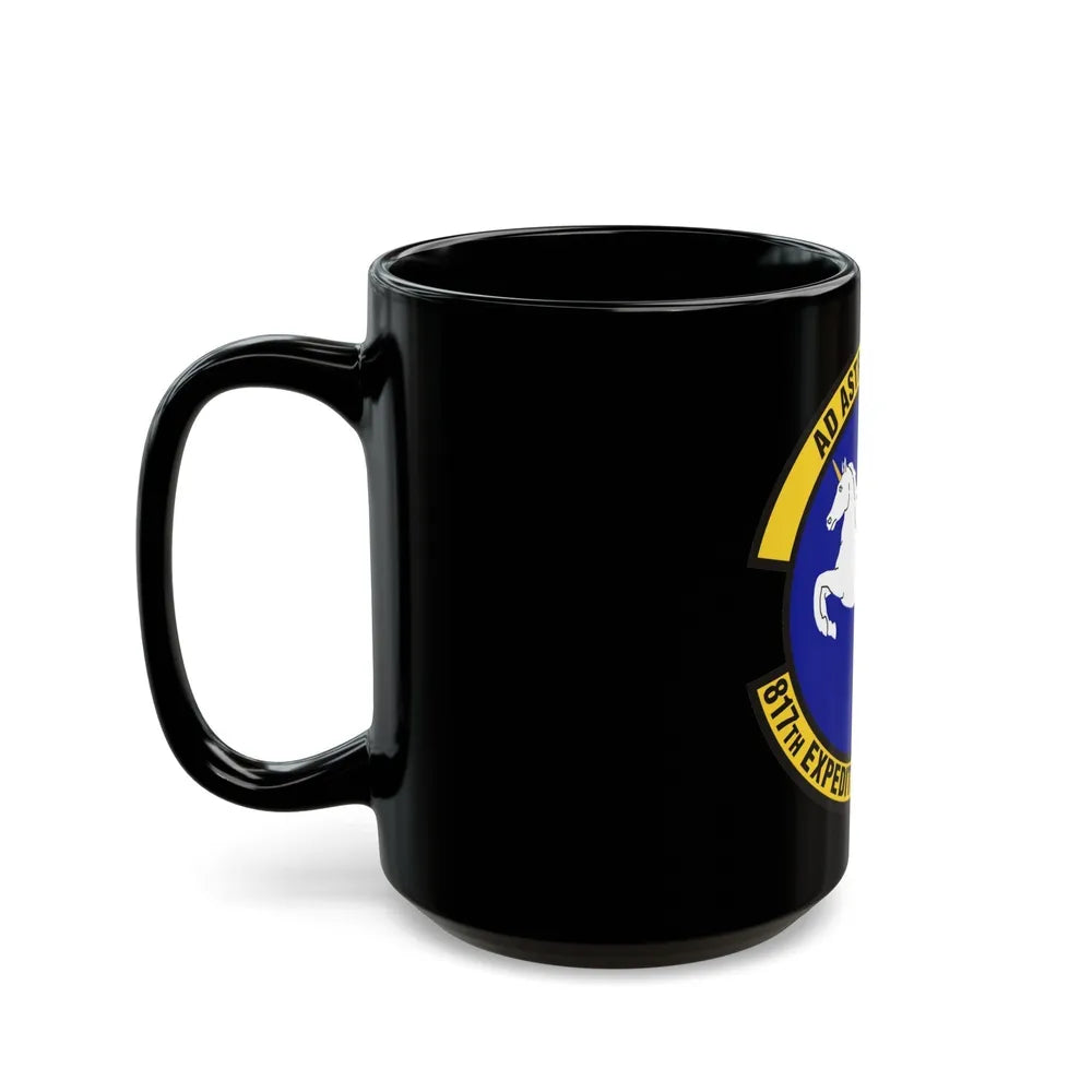 817th Expeditionary Airlift Squadron (U.S. Air Force) Black Coffee Mug-Go Mug Yourself