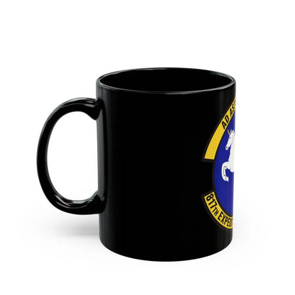 817th Expeditionary Airlift Squadron (U.S. Air Force) Black Coffee Mug-Go Mug Yourself