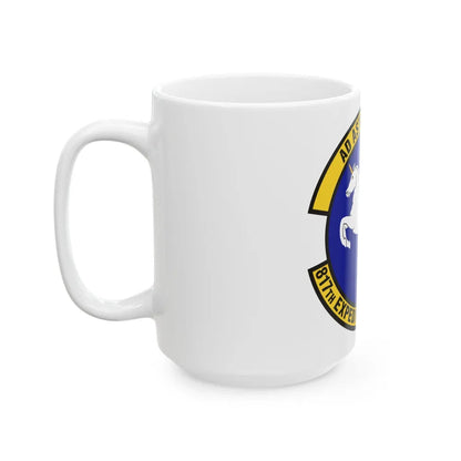 817th Expeditionary Airlift Squadron (U.S. Air Force) White Coffee Mug-Go Mug Yourself