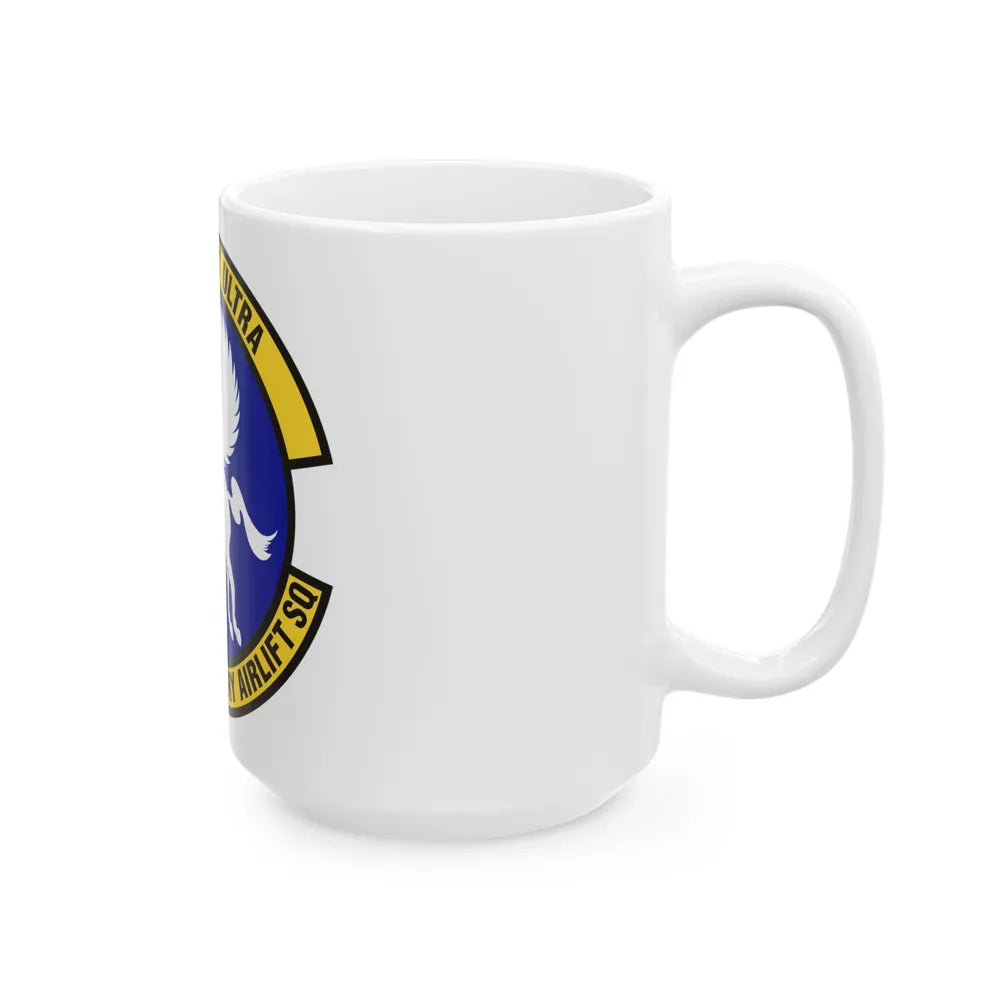 817th Expeditionary Airlift Squadron (U.S. Air Force) White Coffee Mug-Go Mug Yourself