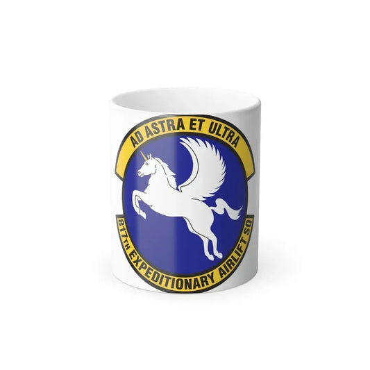 817th Expeditionary Airlift Squadron (U.S. Air Force) Color Changing Coffee Mug 11oz - Go Mug Yourself
