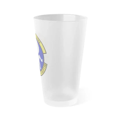 817th Expeditionary Airlift Squadron (U.S. Air Force) Frosted Pint Glass 16oz - Go Mug Yourself