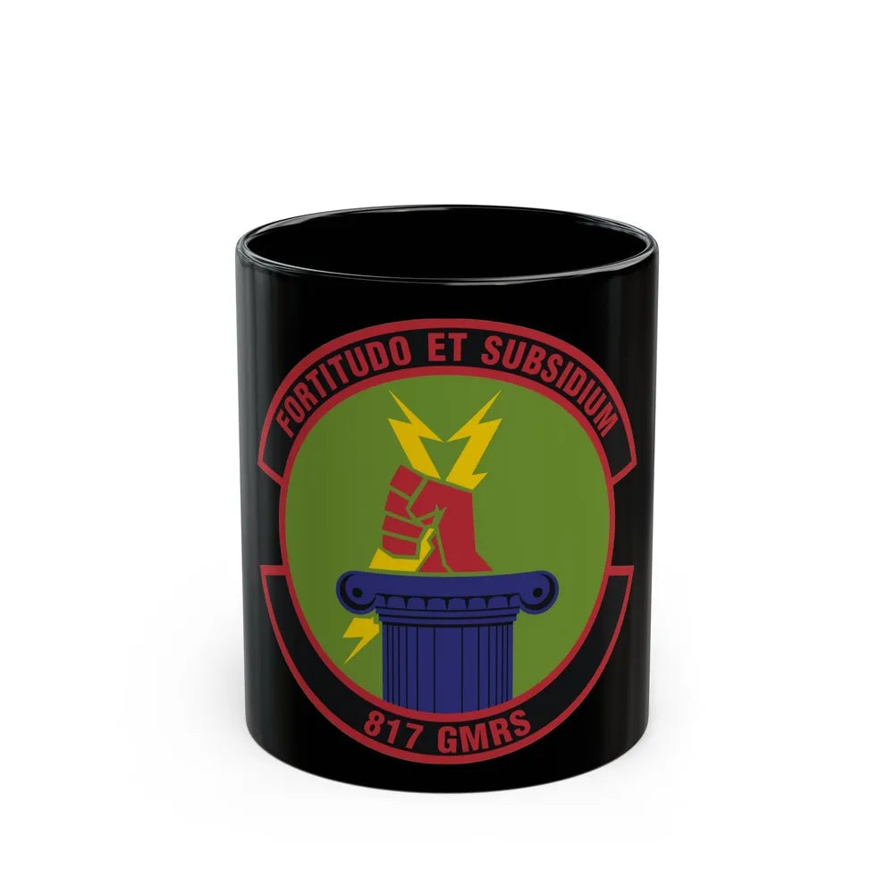 817th Global Mobility Readiness Squadron (U.S. Air Force) Black Coffee Mug-11oz-Go Mug Yourself