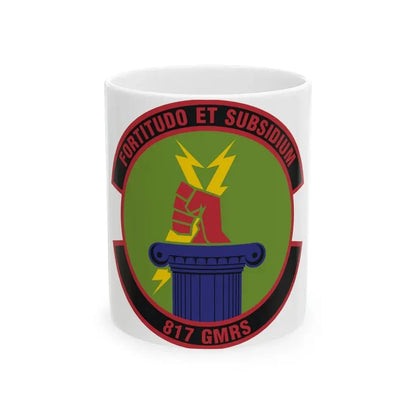 817th Global Mobility Readiness Squadron (U.S. Air Force) White Coffee Mug 11oz - Go Mug Yourself