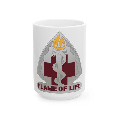 818 Medical Battalion (U.S. Army) White Coffee Mug-15oz-Go Mug Yourself