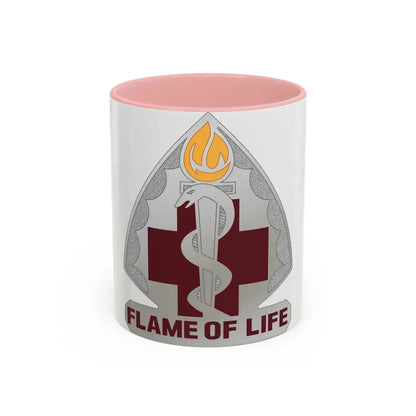 818 Medical Battalion (U.S. Army) Accent Coffee Mug 11oz Pink - Go Mug Yourself