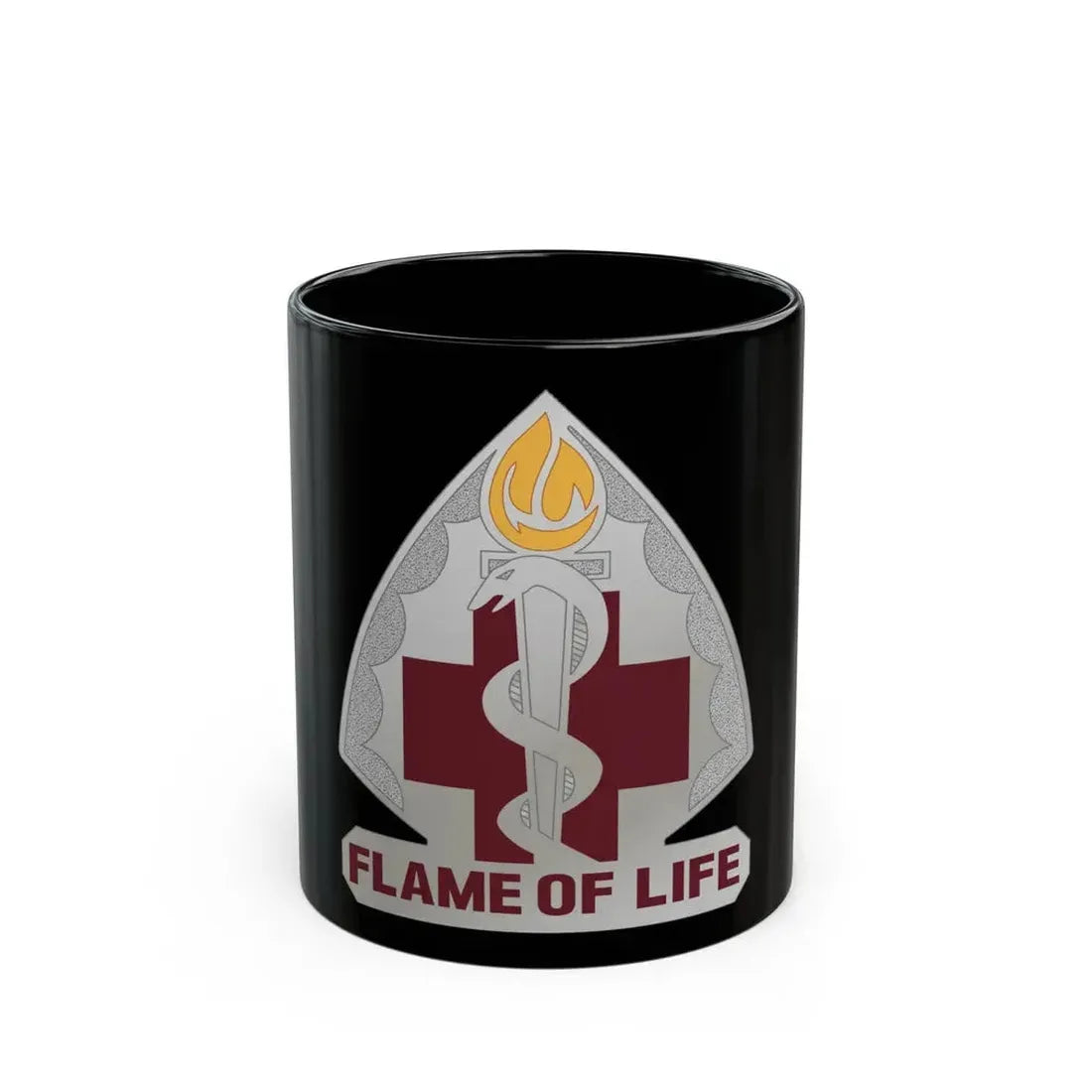 818 Medical Battalion (U.S. Army) Black Coffee Mug 11oz - Go Mug Yourself