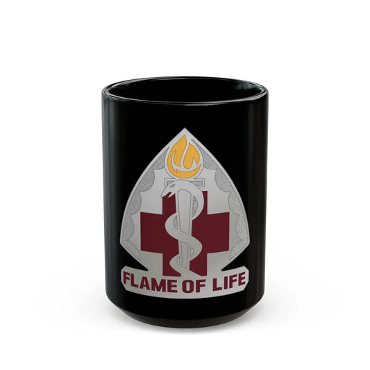 818 Medical Battalion (U.S. Army) Black Coffee Mug 15oz - Go Mug Yourself