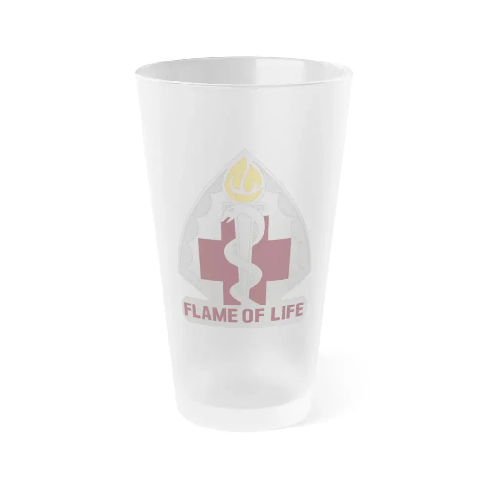 818 Medical Battalion (U.S. Army) Frosted Pint Glass 16oz Default Title - Go Mug Yourself