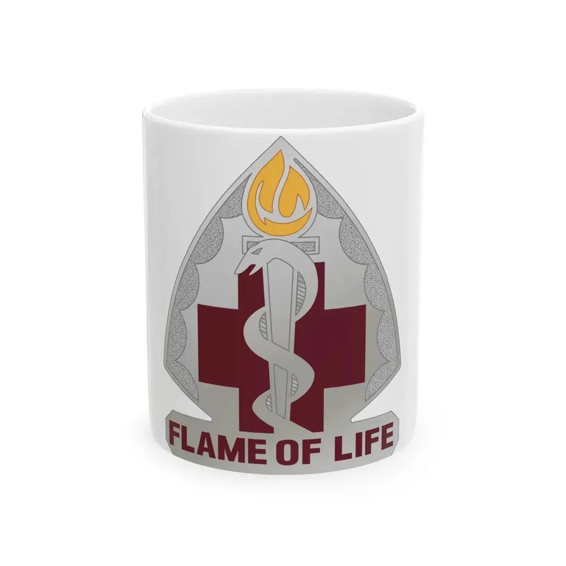 818 Medical Battalion (U.S. Army) White Coffee Mug 11oz - Go Mug Yourself