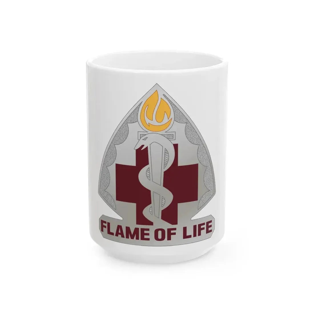 818 Medical Battalion (U.S. Army) White Coffee Mug - Go Mug Yourself