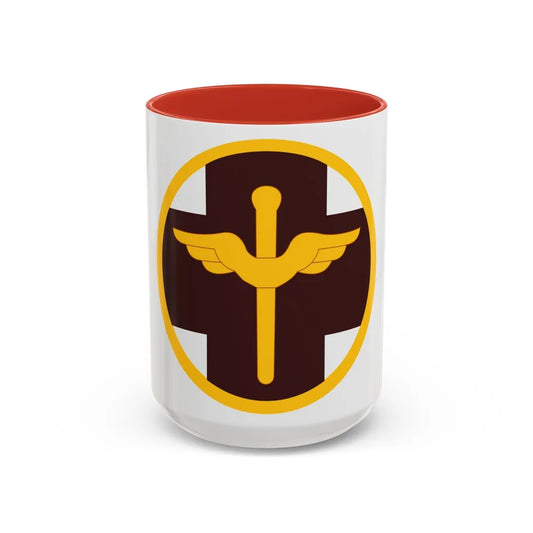 818 Medical Brigade (U.S. Army) Accent Coffee Mug-15oz-Red-Go Mug Yourself