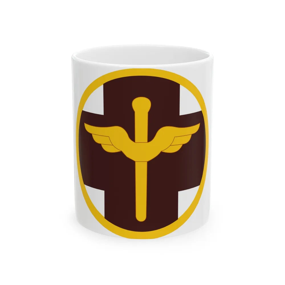 818 Medical Brigade (U.S. Army) White Coffee Mug-11oz-Go Mug Yourself