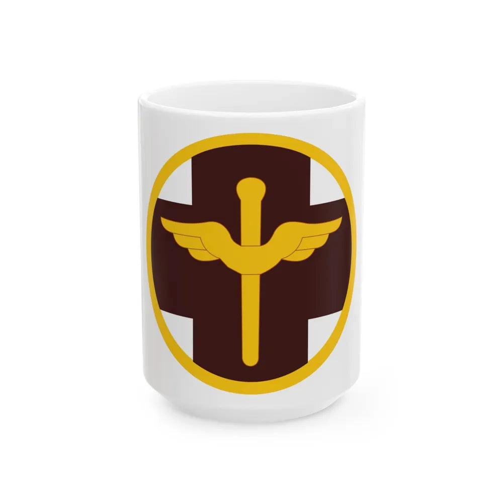 818 Medical Brigade (U.S. Army) White Coffee Mug-15oz-Go Mug Yourself