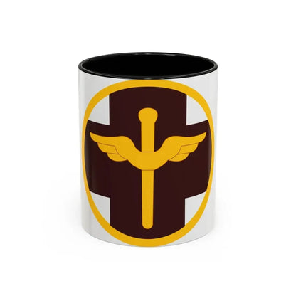818 Medical Brigade (U.S. Army) Accent Coffee Mug 11oz Black - Go Mug Yourself
