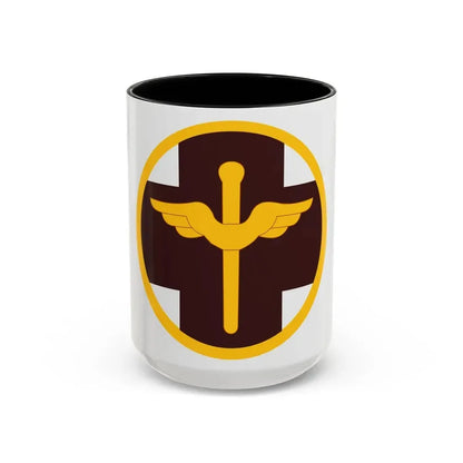 818 Medical Brigade (U.S. Army) Accent Coffee Mug 15oz Black - Go Mug Yourself