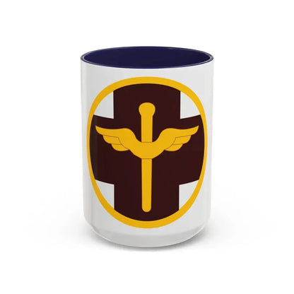 818 Medical Brigade (U.S. Army) Accent Coffee Mug 15oz Navy - Go Mug Yourself