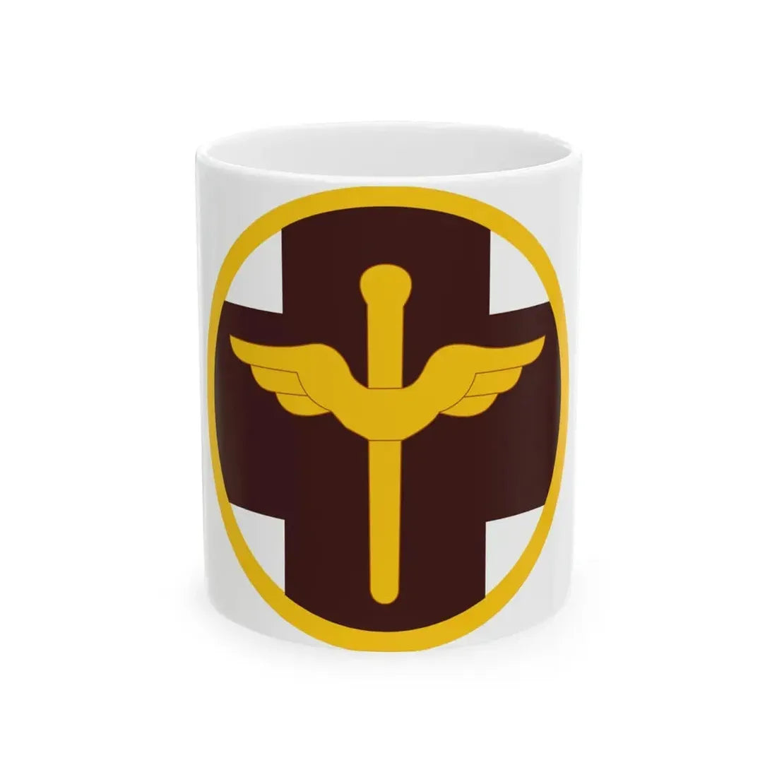818 Medical Brigade (U.S. Army) White Coffee Mug 11oz - Go Mug Yourself